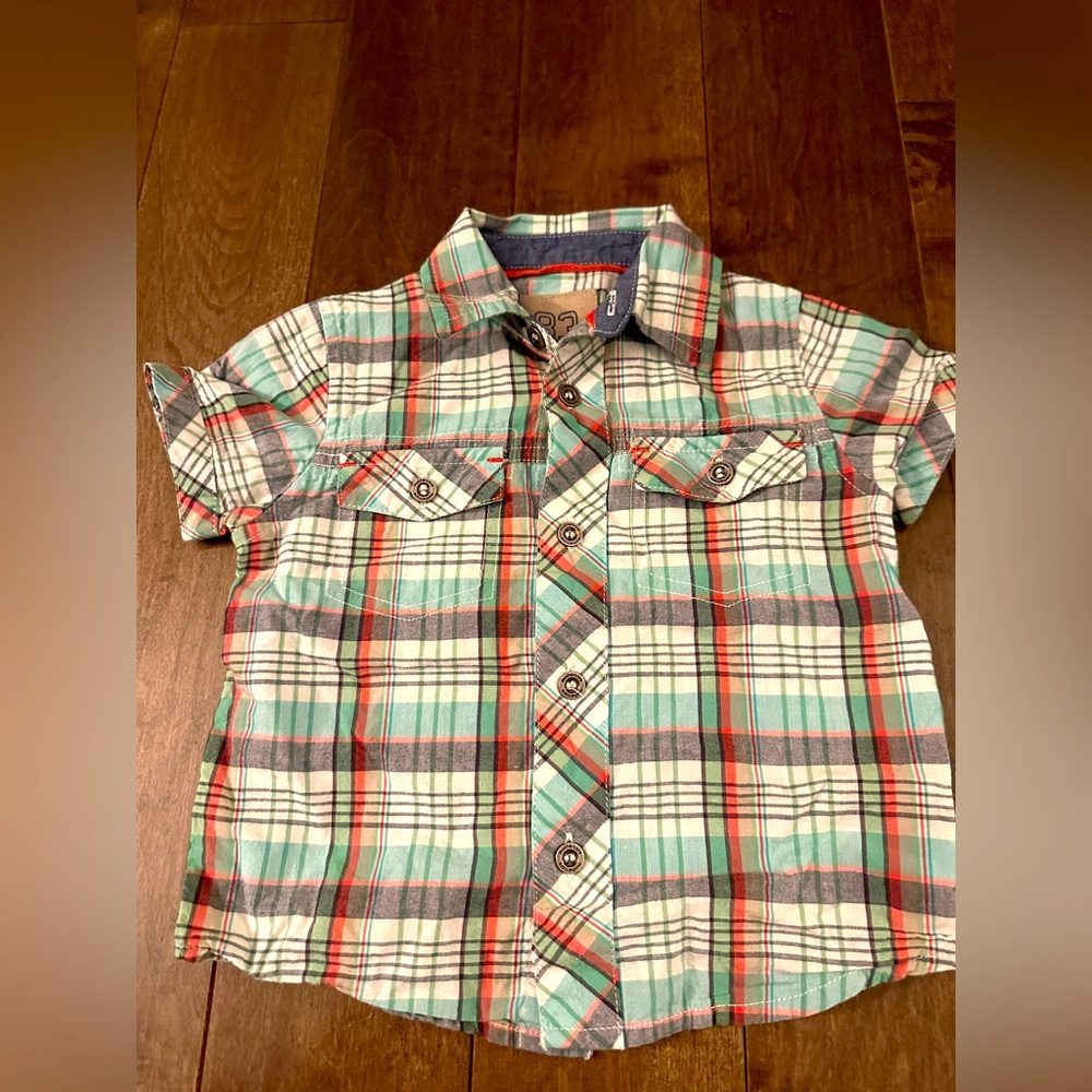 🎉BUNDLE 10 for $30🎉MOTHERCARE • Plaid Kids Shirt